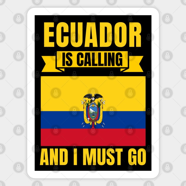 Ecuador Magnet by footballomatic